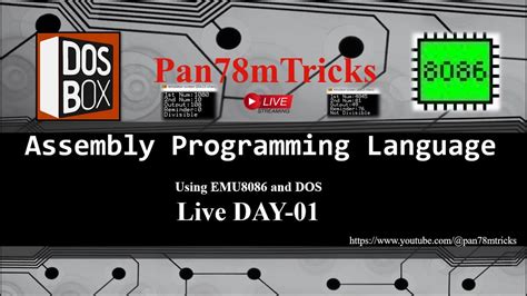 A beginners guide to Assembly language using emu8086.